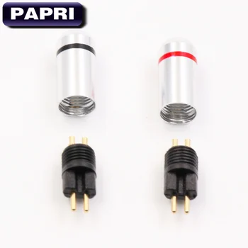 PAPRI HiFi 0.78 mm/MMCX Slušalke Plug Mono Priključek DIY Nadgradnjo Slušalke Podporo SE535 SE846 UE900 1PCS