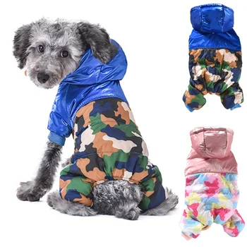 Pet Oblačila Za Pse, Pozimi Toplo Coats Nepremočljiva Suknjič Kuža Prikrivanje Plašč Za Majhne Pse Hišni Ljubljenčki Francoski Buldog Chihuahua Jumpsuit