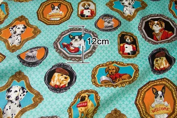 Pol-Meter Japonski Kokka Oxford Bombažne Tkanine Mozaik Quilting Doma Deco Tkanine, Tekstilne, Za Šivanje Celeb Pes C