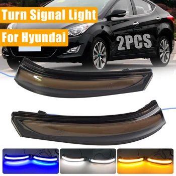 Pomaknite se Dinamično Vključite Opozorilne Luči Strani Ogledalo Utripajoča Luč Repetitorja Blinker Za Hyundai I30 Elantra Avante MK5 MD Veloster