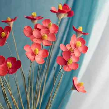 Posušeni Cvetovi Vijolične Metulj Šopek Pravi Cvet Art Dnevna Soba Okraski Za Fotografiranje Rekviziti Materialov Ročni Trajni Cvetje
