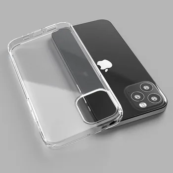 Pregledna silikonsko ohišje za iPhone 12