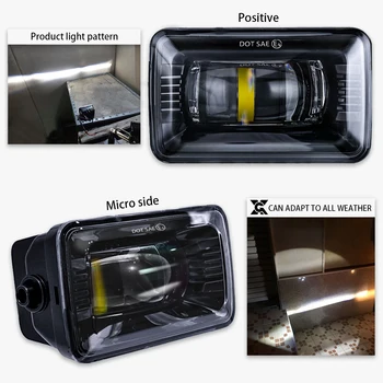 Premium LED Projektor Luči za Meglo Jasno Objektiv Za Ford F150 2016 2017 2018 Plug And Play