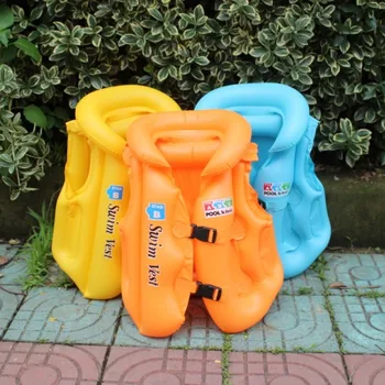Pvc Otrok Float Napihljivi Plavati Telovnik rešilni Jopič Plavanje Pomoči Za Starost 3-6 S M L barvo naključno