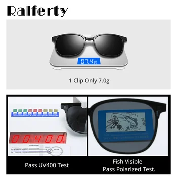 Ralferty Visoke Kakovosti TR90 Recept Očala Z Magnetno Sponko Na 2 V 1 Kratkovidan Kratkovidnost Sunglass Carinski 0 Stopinj Z8035