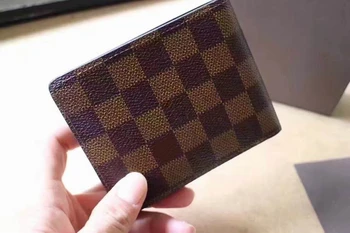 Razkošje velike blagovne znamke, ki denarnica moška moda kartice denarnice izdelan iz visoko kakovostnih platno