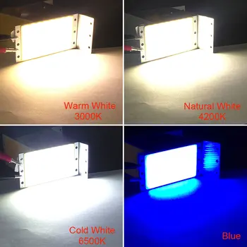 RC LED Luč 12V 110V 220V COB LED Panel Svetilka z Zatemnilnim Topel Dan Cool White COB Čip Razsvetljavo Delo Zatemniti LED Lučka DIY Žarnica