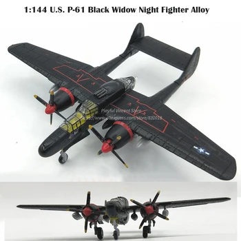 Redki Posebna Ponudba 1:144 drugi Svetovni Vojni v ZDA P-61 Black Widow Noč Borec Zlitine Zrakoplova Model Collection