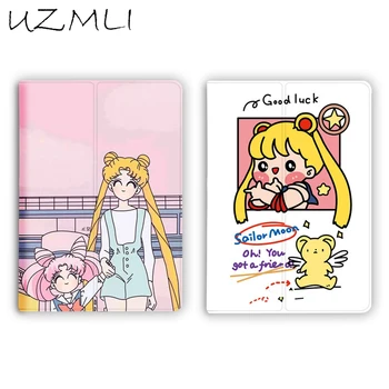 Risanka Sailor Moon Smart Buden Tablični Primeru Za Huawei Matepad 10.8 10.4 MediaPad M6 M5 M3 Lite T5 T3 Waterplay C5 8.0 8.4 10.1