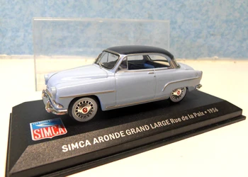 Sem XO 1:43 SIMCA ARONDE GRAND VELIKE Rue de la paix 1956 zlitine avto igrače za otroke, otroci igrače Model originalni škatli