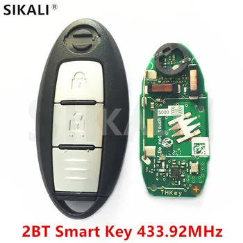 SIKALI Avto Smart Remote Key Primerni za NISSAN Qashqai X-Trail Vstop brez ključa Zaklepanje Vrat Krmilnik za Continontal 433.92 MHz