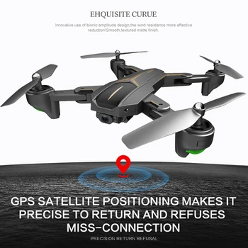 Smart XS812 GPS 5G WiFi FPV S 4K FHD Fotoaparat 18mins Letenja Zložljive RC Brnenje Quadcopter RTF Otroci Rojstva Darilo