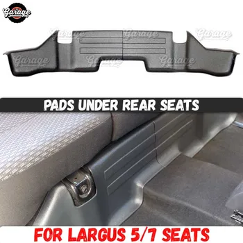 Stražar blazine za Lada Largus 2011 - pod zadnje sedeže, ABS plastike 1 set / 2 kos pribor zaščito preprogo, avto styling tuning
