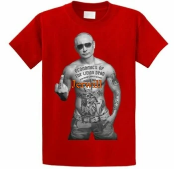 T-Shirt Putin Adut Tetovaže Vladimir Kapitalizma V Rusiji Nove Natisnjeni TShirt Moški