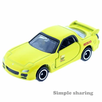Takara Tomy Sanje Tomica Začetno D Otroške Igrače FD3S RX7 Mazda Avto Diecast Model Komplet Zbirateljskih Smešno Čarobno Otroci Lutke