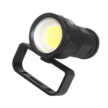Taktično Podvodni 100m LED Potapljaška Svetilka Nepremočljiva COB LED 10800Lumens Fotografija Video Fill Light Baklo 4*18650 Baterijo