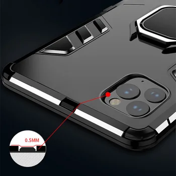 Telefon Primeru za iPhone 6 6S 7 8 Plus X XR Xsmax 11 12 Pro Max SE2020 Zaščitni ovitek Z Magnetno Tesnilo Imetnika