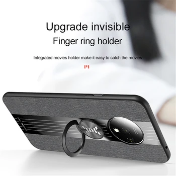 Tkanine primeru telefon za Oneplus 8T prst prstan nosilec magneta avto kritje na En plus 8 Pro Oneplus8 T Oneplus8t Oneplus8pro 8pro