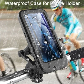Univerzalni motornega kolesa in kolesa nepremočljiva mobilni telefon nosilec z magnetno sesalna zložljive prilagoditev multi-funkcijo