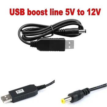 USB power boost skladu DC 5V DC 12V Korak DO Modul USB Adapter Pretvornik-Kabel 2.1x5.5 mm Vtič