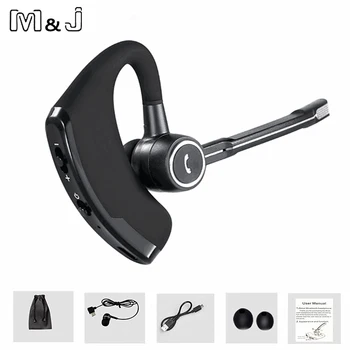 V8s Brezžične Bluetooth Stereo Slušalke Za Prostoročno Uporabo Poslovnih Slušalke Slušalke Z Mikrofonom Glasovni Nadzor Za Šport Hrupa Preklic