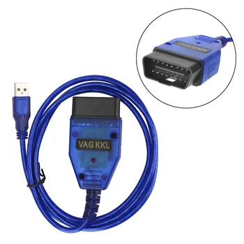 VAG-COM 409.1 OBD2 USB Kabel za Diagnostiko Optičnega CH340 Čip Scan Orodje Vmesnik Za VW Audi, Volkswagen, Škoda Vag Com 409Com