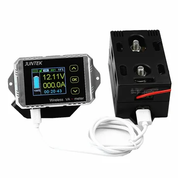 VAT4300 400V 300A Digitalni Napetost Tekoči Meter Brezžični VA meter Merilnik Moči Akumulatorja Monitor Coulomb Meter