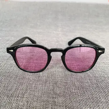 Vintage Johnny Depp Slog Očal Okvir za Moške, Ženske blagovne Znamke Oblikovalec Classic Clear Leče Očala Optični Spektakel Okvir Stranka