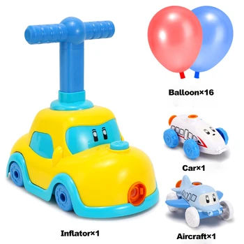 Vztrajnost Balon Air Pogon Balon Avto Igrače Začetek Stolp Avtomobili, Igrače Za Otroke, Darilo za Rojstni dan izobraževalne priljubljena Igrača Za Otroke