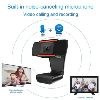 Webcam 1080p samodejno ostrenje web cam 4K spletna kamera z mikrofonom kamere web za PC, usb, HD kamera webcam polni 1080p hd Video kamera