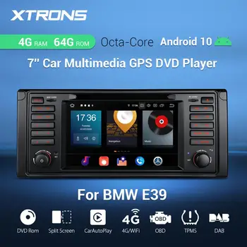 XTRONS Android 10.0 PX5 Jedro Octa avtoradio DVD Predvajalnik, GPS Navigacija za BMW E39 1995-2003 M5 1999-2003