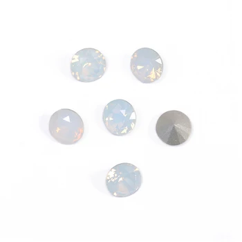 YANRUO 1357 White Opal Briljantno Cut Šivanje Kamni Pointback Strass Kristalno Obrti Opal Okrasnih Diamond Rokav Za Obleko