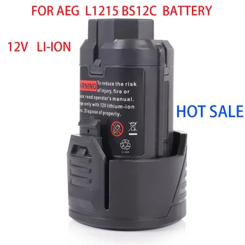 Za AEG Ridgid 2500mAh 12V L1215 Polnilna ročna Orodja Li-Lon Baterij Repalacement BS12C,BS12C2,BSS12C L1215P L1215R