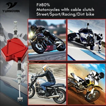 Za HONDA CRF 150 230 250 450 1000 R RX X F L M RALLY L Motocikel Aluminija Umazanijo Kolo Stunt Sklopko Ročica za Enostavno Potegnite Kabel Sistem