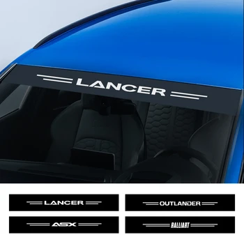 Za Mitsubishi Lancer 10 3 9 EX Outlander 3 ASX L200 Ralliart Konkurence Avto Dežnik Prednje Vetrobransko steklo Nalepke Auto Dodatki