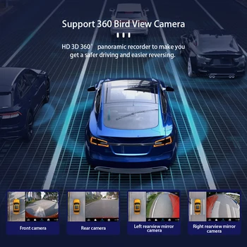 Za Opel Antara Android 9.0 Avto Radio Večpredstavnostna DVD Predvajalnik, GPS Navigacija Carplay Autoradio 360 Ptica Pogled Panoramski Fotoaparat Sony