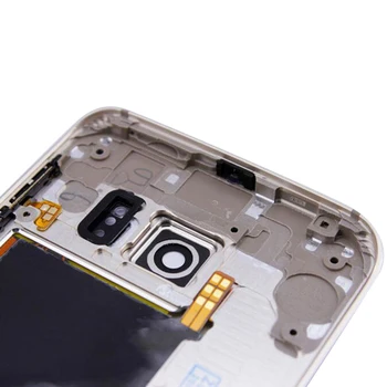 Za Samsung Galaxy S6 Rob G925 G925F G925T Plus Ohišje LCD Zaslona Sredini Okvirja Midframe Ploščo Šasije Ploščo Skupščine