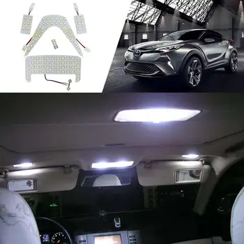 Za Toyota C-HR CHR C VP AX10 2017 2018 2019 2020 Notranjost Svetilke Soba Posodobitev Strešne luči LED 4x4 Trunk Branje Žarnice Canbus Žarnice