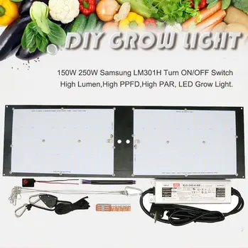 Zatemniti LED Grow Light UV IR Tech LED Board Samsung LM301H V2 120W 240W 320W 480W Z Meanwell Voznik 7 let Garancije