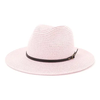 ZLD moda slamnik ženske, moške poletne na prostem, potovanja plaži klobuki unisex trdna zahodni dežnik velike roba sonca plaži klobuk jazz skp