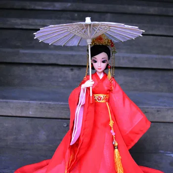 Čevlji Lutka Pribor Žarnice Kostum Papir Kitajski Vezene 1pc Za Roll Mini Palace Dežnik