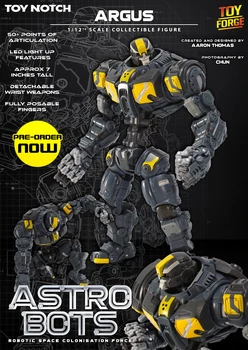 【NA ZALOGI】Dejanje Slika Igrača IGRAČA ZAREZO Astrobots A02 Argus 1/12 Obsega Slika Model Komplet PVC Slika Robot
