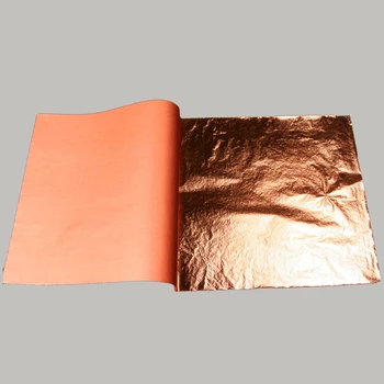 1 knjižica o 14x14cm italijanski Imitacije Zlata Iver Baker Listov Listov Listov, Folija, Papir za Gilding DIY Obrti Dekoracijo