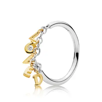 1 Kos Za Ženske 925 Sterling Silver Obroči Cvet Krono Ljubezni Crystal Pearl Prst Odprt Obroč Za Poročni Nakit