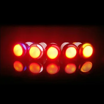 1 Par Varnost Kolesarjenje Kolo Zavrtite Signal Ročico Koncu Plug LED Rdeča Lučka Lučka za Magnetno Ročaj Svetlobe XR-Vroče