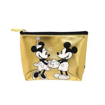 1 pc Disney Mickey Miške Minnie prenosno kozmetično do vrečko večnamenski shranjevanje tsum kovanec risanka torbici torbici Ličila PU