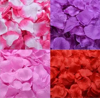 10,000 kos 4.5*4.5 cm Umetne Svile Rose Rož, Cvetnih listov Za svate Počitniški Kraj Romantično Dekoracijo Barva 18-38