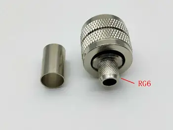 100 KOZARCEV RF Koaksialni priključek PL259 UHF moški Vtič spojko za RG316 RG58 RG6 RG8 priključek za kabel