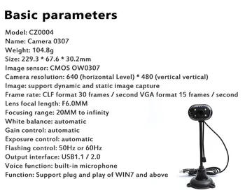 1080p USB Webcam Kamere Vrtljiv Spletna Kamera Vgrajen Mikrofon Za Računalnik PC, Laptop Video Snemanje Klica Živo Delo