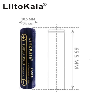 10PCS Prvotne LiitoKala Lii-32A 18650 3200mAh Akumulatorsko Baterijo 3,7 v Li-ion Baterije 18650 baterije 3200mah